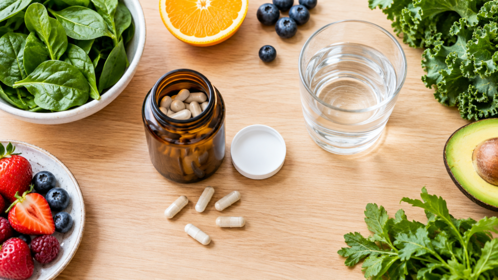 suplementos e vitaminas pré-concepcionais